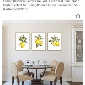 5/$15! NWT Lemon canvas papers